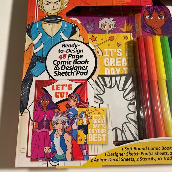 Anime Artist Set - Color & Design Comic Bk  Set - Horizon Group - New - Picture 2 of 5